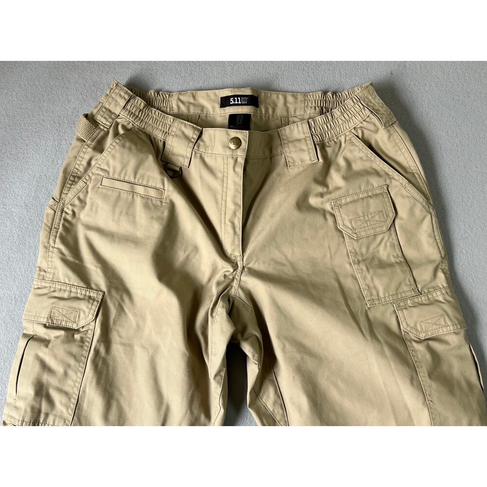 5.11 Tactical Women's Taclite Pro Ripstop Khaki Cargo Pants, Women's 14 Long - Picture 2 of 13